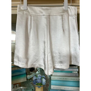 Women's Ramy Brook White Shorts, Size 6, Ivory